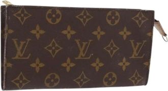 Louis Vuitton Pre-owned Clutches, female, Brown, Size: ONE SIZE Pre-owned Vintage Clutch