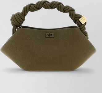 Ganni bou mini grained shoulder bag