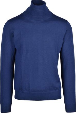 Bellwood Truien & Vesten, Heren, Blauw, 2Xl, Wol, Ciclista Turtleneck