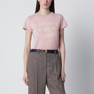 Valentino T-shirt Panther Lady rosa