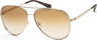 Michael Kors Womens MK1101B-1014GO-60 MK1101B 60 1014GO Chelsea Bright Sunglasses - Gold - One Size