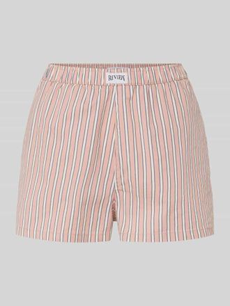 Review Shorts mit Label-Detail in Altrosa, Gr&ouml;&szlig;e XL