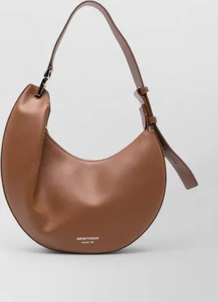 Emporio Armani pebbled leather hobo bag