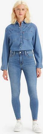 Levi's 720 High Rise Super Skinny Jeans - Womens - 30X28 - Medium Wash / Animal Kingdom