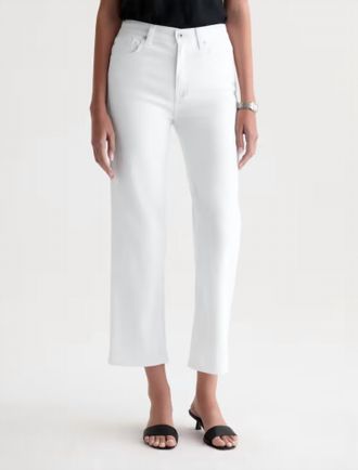 AG - Adriano Goldschmied Brinley Crop Jean In Gallery White