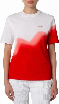 Ferragamo Gradient-Dye Cotton T-Shirt, Size X-Large