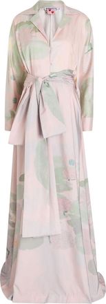 Bernadette Bernadette Beatrice Printed Stretch-cotton Maxi Shirt Dress - Pink - 38 (UK10 / S)