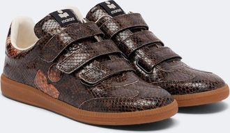 Isabel Marant Zapatillas Beth de piel grabada