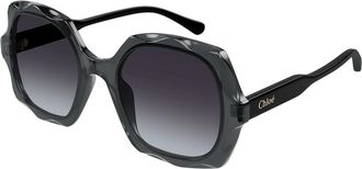 Chloé CH0226S 001 Womens Sunglasses Grey Size 53