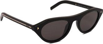 Prada Zwarte Cat-Eye Zonnebril - Dames - Zonnebrillen - Zwart - 51 MM - Accessoires