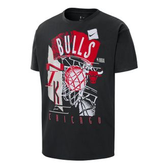 Nike NBA Chicago Bulls Courtside T-Shirt Black HV5640-010