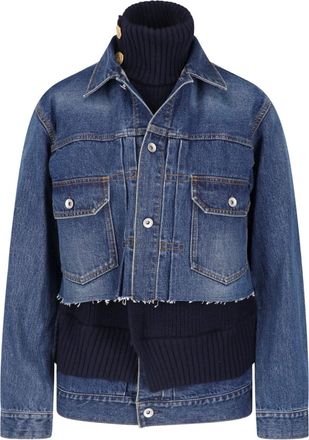 sacai Giacca In Denim