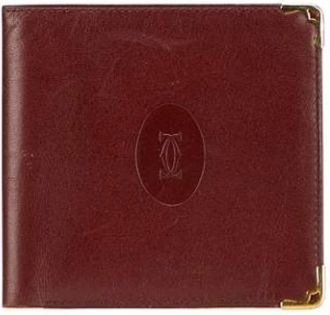 Cartier Pre-owned Wallets, female, Red, Size: ONE SIZE Pre-owned Leather Wallet