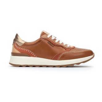 Pikolinos Arrecife Vetersneaker - Dames - Sneakers - Bruin - 37 EU - Leer - Schoenen