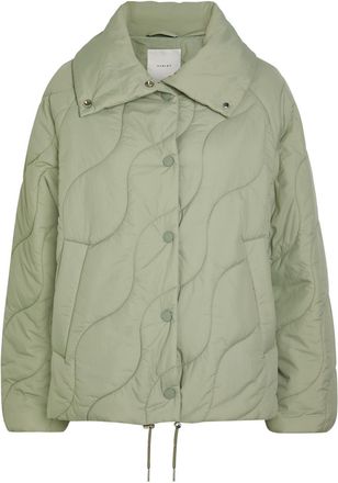 Varley Fabia Quilted Nylon Jacket - Light Green - S (UK8-10 / S)