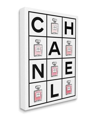 Stupell Industries Perfume Bottle Bold Text Glam Wall Art