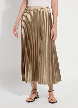 Lyss&eacute; Nina Pleated Midi Skirt