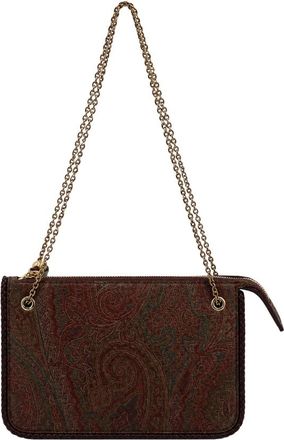 Etro Bag - Dames - Schoudertassen - Bruin - ONE Size - Katoen - Tassen