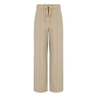 Max Mara Sub Trousers - female - Weekend Max Mara - Wide Trousers - Beige - M - Trousers