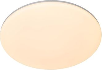 Lucide L&aacute;mpara de techo de pl&aacute;stico con 1 led integrado, &oacute;palo