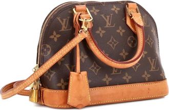 Louis Vuitton Alma Handbag Monogram Canvas BB crossbody bag - Bruin
