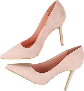 Generic Womens Fashion Pointed Toe High Heel Pumps Classic Stiletto Party Holiday Dress Shoes