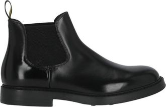 Doucal's Horse Black Leather Chelsea Boots