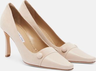 Manolo Blahnik Quantapla suede pumps