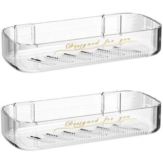 OEM Juego De 2 Estantes De Pared Para Ba&ntilde;o (no Requieren Perforaci&oacute;n), Estantes Con Drenaje Para Ba&ntilde;o/cocina -crezuo