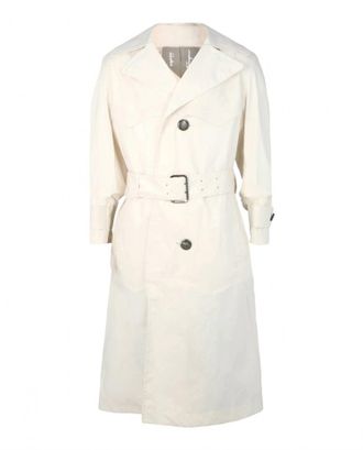 Ferragamo Womens Cotton Trench Coat In White