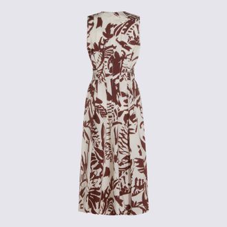 Antonelli Womens Dresses Brown _100 % Co