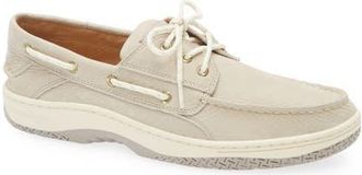 Sperry Top-Sider Billfish 3-Eye Boat Shoe in Lt Grey Leather Nubuck at Nordstrom, Size 11.5