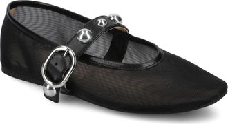 Journee Collection Womens Naveah Studded Ballet Flats