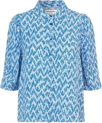 Lollys Laundry Shirts - Dames - Overhemden - Blauw - M - Overhemden