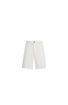 Brunello Cucinelli Garment-dyed Bermuda shorts in White at Nordstrom, Size 44 It