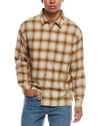 Frame Denim Frame Denim Lightweight Plaid Wool-Blend Shirt