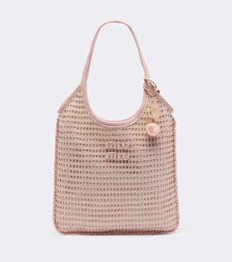 Miu Miu Ivy crochet shopper