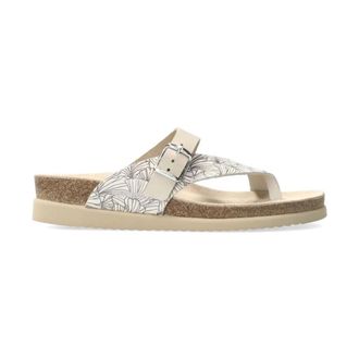Mephisto Comfortabele Helen Mix damessandaal - Dames - Slippers - Grijs - 35 EU - Leer - Schoenen
