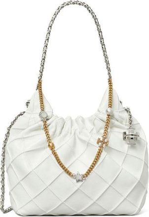 Tory Burch White Leather Shoulder Bag