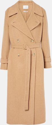 Vince Belted double-breasted wool-blend coat