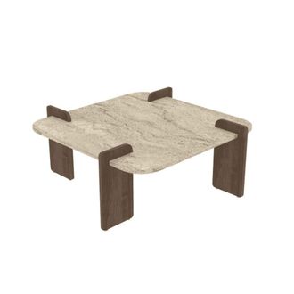 Calicosy Mesa baja con tablero cuadrado l90 cm