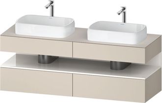 Duravit Qatego Consola Mueble Bajo Lavabo, 2 Extensiones, 2 - Duravit