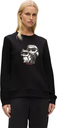 Karl Lagerfeld Donna, Felpe, Nero, L, new