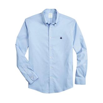 Brooks Brothers Hombre, Camisas, Azul, Talla: S