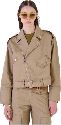 Silvian Heach Beige Jas - Dames - Zomerjassen - Beige - 2XS - Jassen