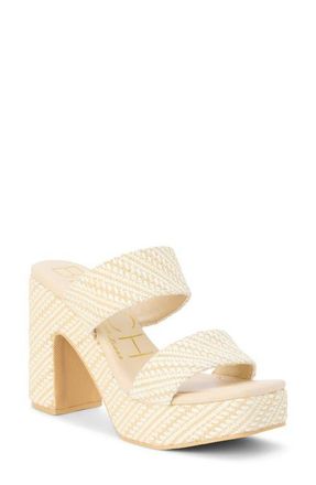Matisse Footwear Gem Platform Sandal in Cream at Nordstrom, Size 10