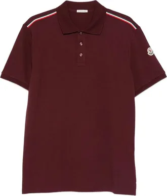 Moncler Stripe-detail Polo Shirt