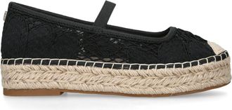 Steve Madden Womens Candi Black Espadrilles - Size UK 8