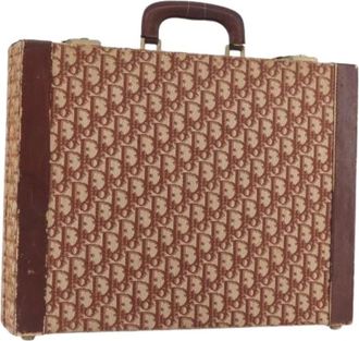 Dior Pre-owned Handbags, female, Red, Size: ONE SIZE Pre-owned Trunk Bag