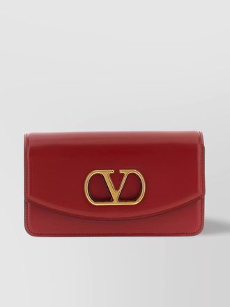 Valentino Garavani vain leather clutch bag